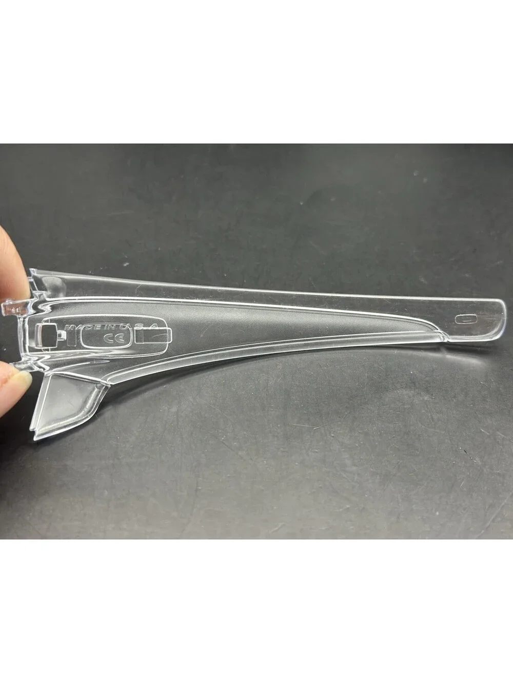 Oakley Batwolf Polished Clear OEM Right Replacement Arm